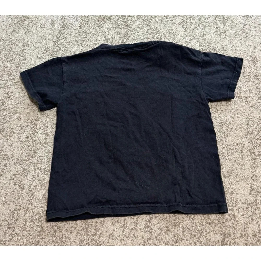Vintage Transformers Boys Size 8 T-Shirt Optimus Prime Black Blue Graphic Tee